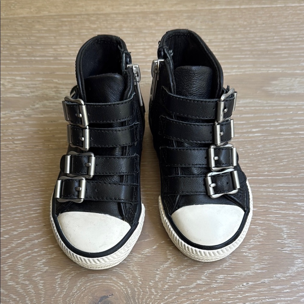 Ash vava toddler leather upper rubber sole sneakers